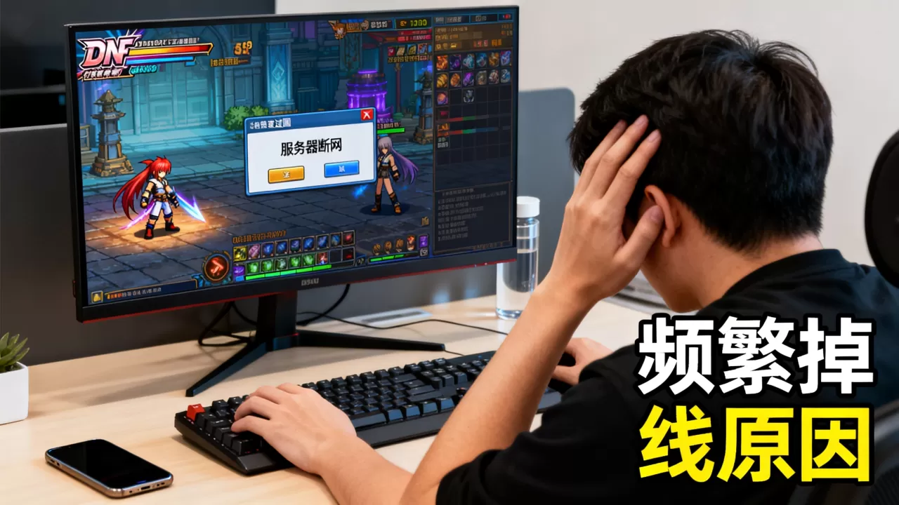 DNF过图中服务器断网怎么办，频繁掉线是什么原因