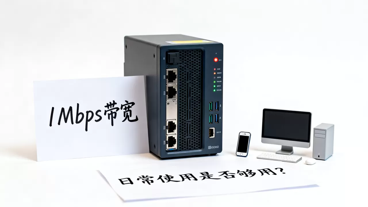 服务器带宽1m究竟是多少，日常使用够用吗？