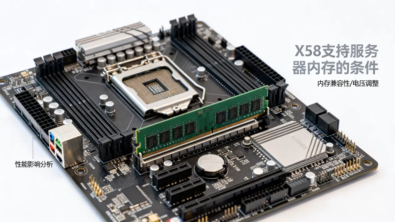 X58怎么才能支持服务器内存，性能会下降吗？