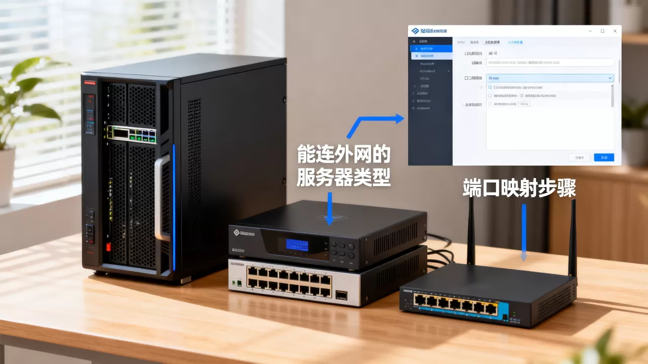 哪些服务器能连外网?,如何设置端口映射? 哪些服务器能连外网?,如何设置端口映射?