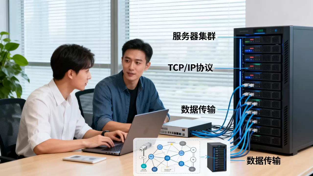 两个人聊QQ服务器怎么运行？，服务器连接原理是什么