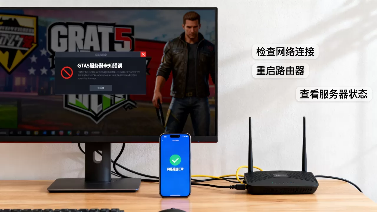 GTA5服务器未知错误怎么解决,常见原因有哪些? GTA5服务器未知错误怎么解决,常见原因有哪些?