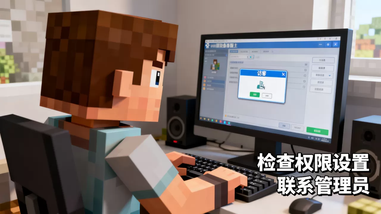 mc服务器服主突然变成访客了怎么办，怎么恢复权限？
